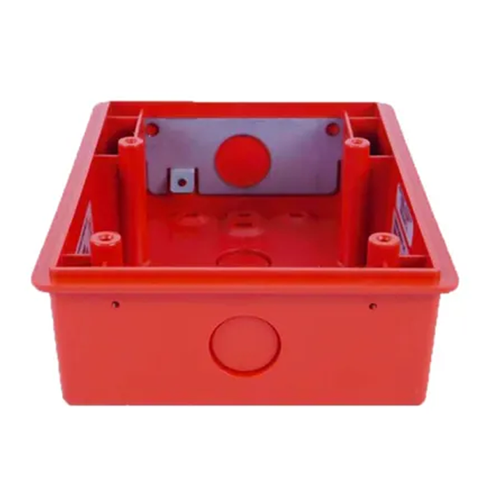 SPSSB-R SIEMENS Speaker/Strobe Wall Surface Back Box Red