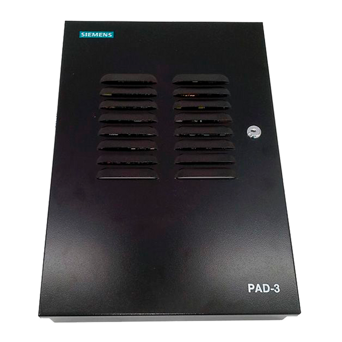 EN-PAD SIEMENS Black Enclosure For Pad-3 (Part# 310-099073) Combine With Pad-3-Mb To Form Pad-3