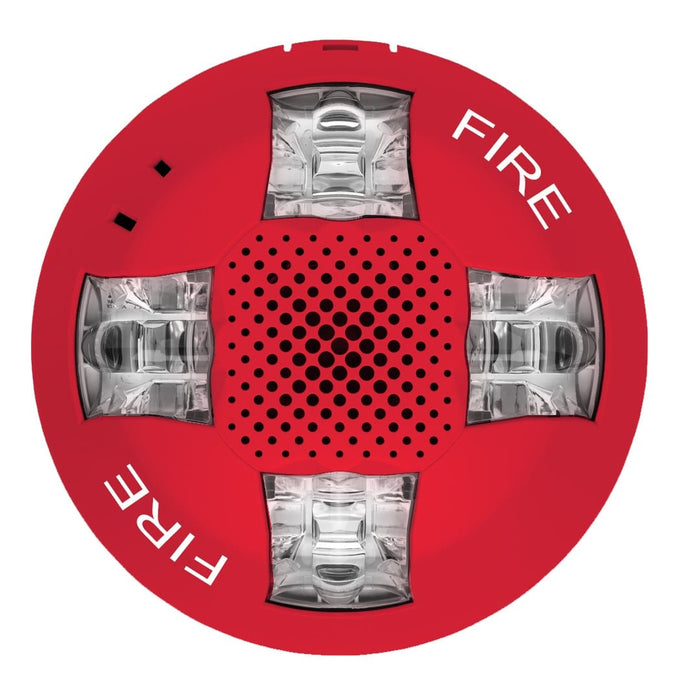 Edwards EST GCAVRF Horn-Strobe Red “FIRE” Marking