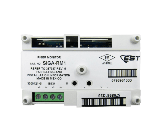 Edwards EST SIGA-RM1 Riser Monitor Module (Standard Mount) – UL/ULC Listed