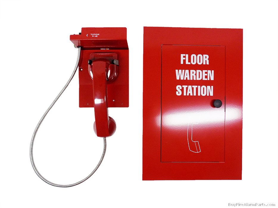 Edwards EST 6830-NY-F4 Four-State Remote Telephone Warden Station