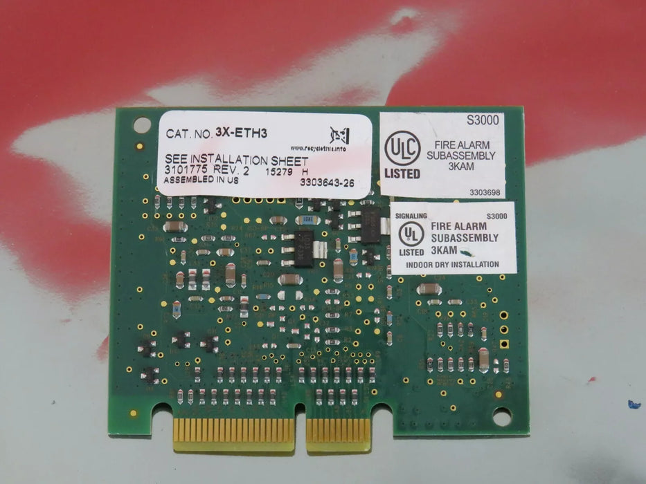 Edwards EST 3X-ETH3 Ethernet Adapter Card